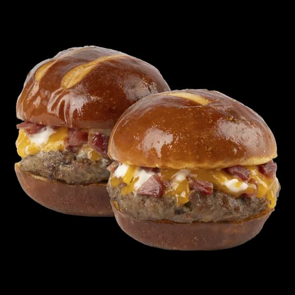 Bacon Cheddar Sliders from Scooter's Coffee (official product photo)