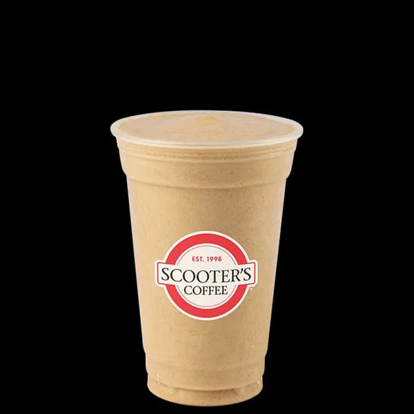 Caramelicious Blender With Sugar Free Flavor from Scooter's Coffee (official product photo)