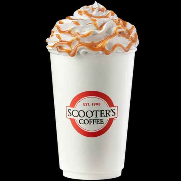 Caramelicious from Scooter's Coffee (official product photo)