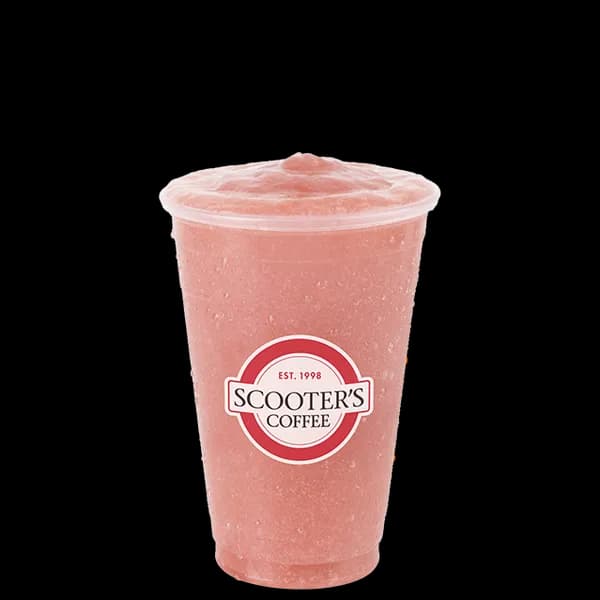 Cherry Cove Blended Red Bull Infusion from Scooter's Coffee (official product photo)