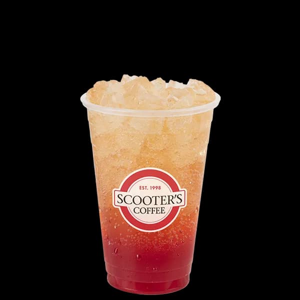 Cherry Cove Red Bull Infusion from Scooter's Coffee (official product photo)