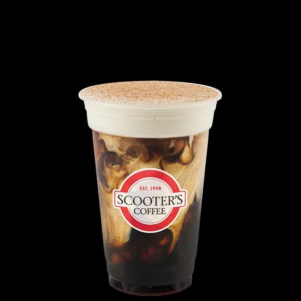 Cinnamon Crème Cold Brew from Scooter's Coffee (official product photo)