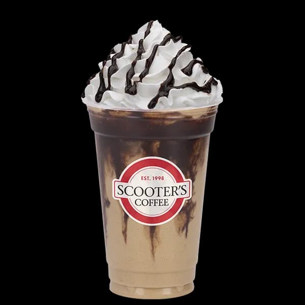 Fudgelicious Blender from Scooter's Coffee (official product photo)
