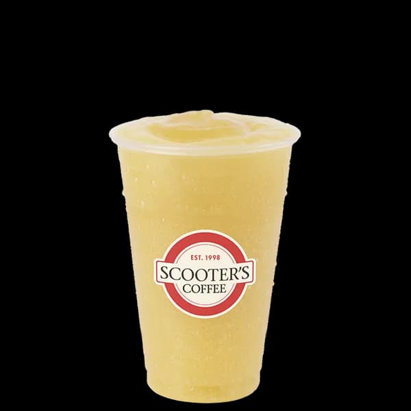Golden Coast Blended Red Bull Infusion from Scooter's Coffee (official product photo)