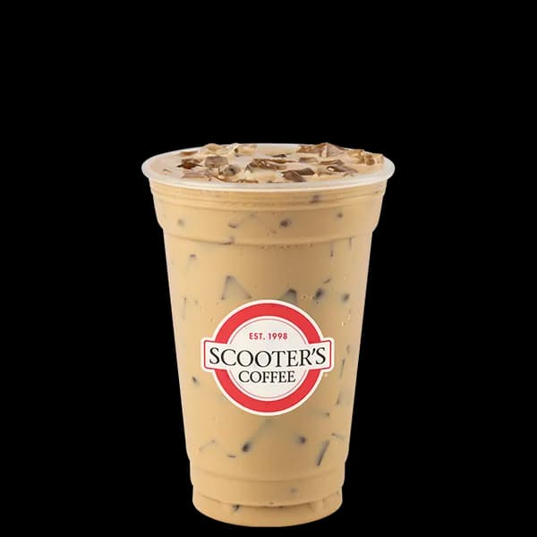 Iced Caramelicious With Sugar Free Flavor from Scooter's Coffee (official product photo)