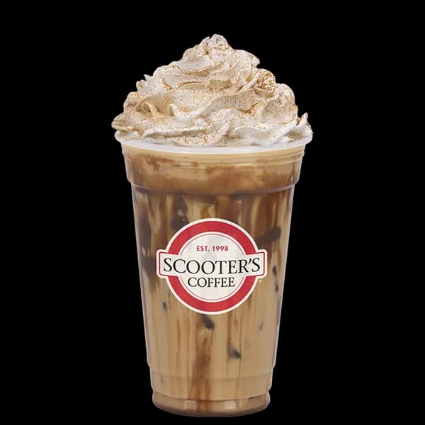 Official Scooter's Coffee photo used for Iced Pumpkin Cinnalicious Latte (also used for Iced Cinnalicious)