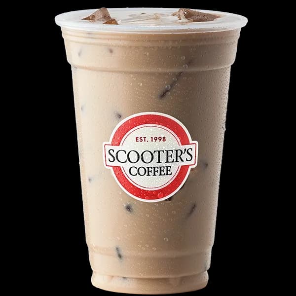 Iced White Mocha from Scooter's Coffee (official product photo)