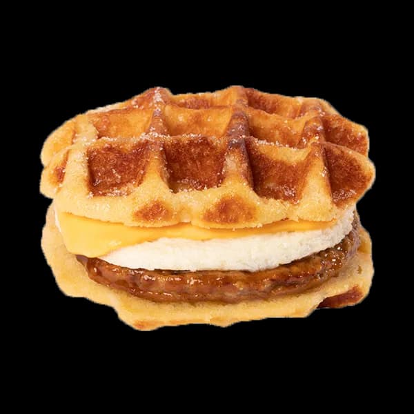 Maple Waffle Sandwich from Scooter's Coffee (official product photo)
