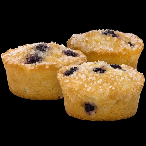 Mini Blueberry Muffin from Scooter's Coffee (official product photo)