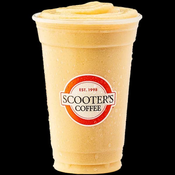Peach Smoothie from Scooter's Coffee (official product photo)