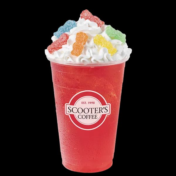 SOUR PATCH KIDS Lemonade from Scooter's Coffee (official product photo)