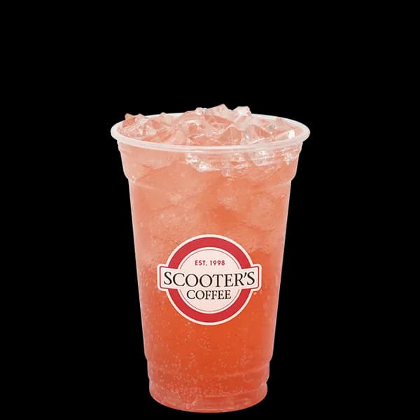 Official Scooter's Coffee photo used for Sparkling Soda (also used for Peach Wave Sparkling Soda)