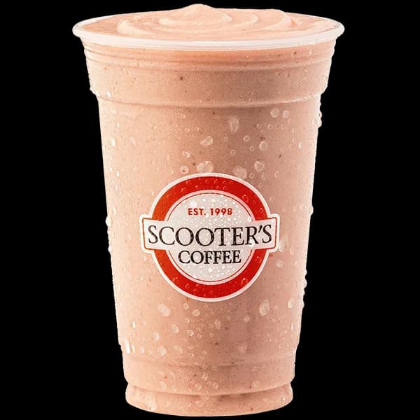 Strawberry Banana Smoothie from Scooter's Coffee (official product photo)