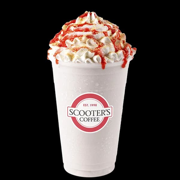 Strawberry Shortcake Shake from Scooter's Coffee (official product photo)