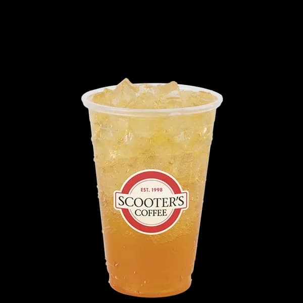 Sunkissed Strawberry Red Bull Infusion from Scooter's Coffee (official product photo)