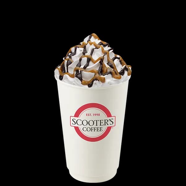 Turtle Latte from Scooter's Coffee (official product photo)
