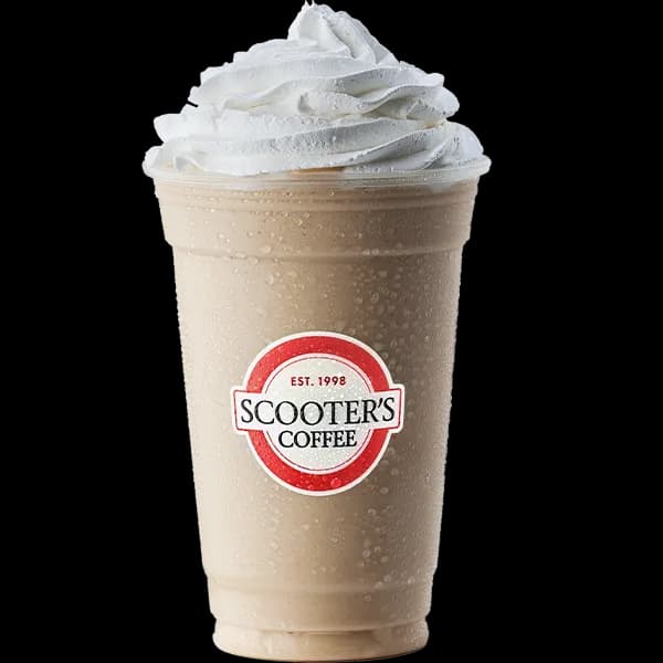 White Mocha Blender from Scooter's Coffee (official product photo)