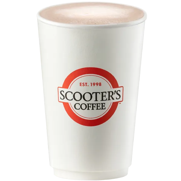 White Mocha from Scooter's Coffee (official product photo)