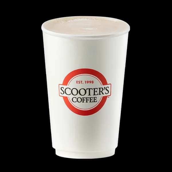 Flavored Chai Latte from Scooter's Coffee (official product photo)