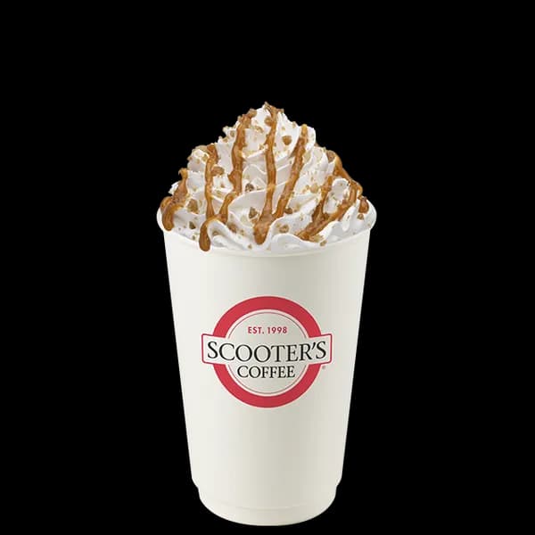 Official Scooter's Coffee photo used for Maple Caramelicious Latte (also used for Sea Salt Caramelicious)