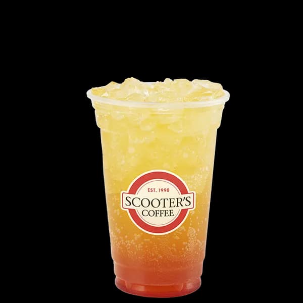 Peach Wave Red Bull Infusion from Scooter's Coffee (official product photo)